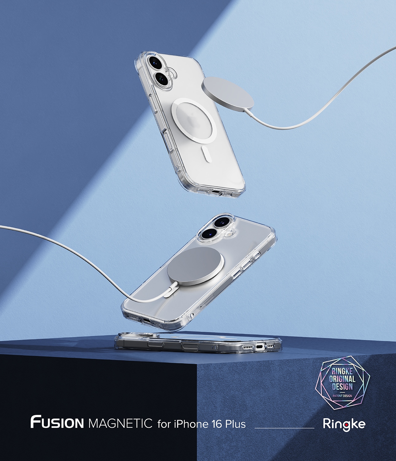 iPhone 16 Plus Fusion MagSafe Skal, Genomskinlig