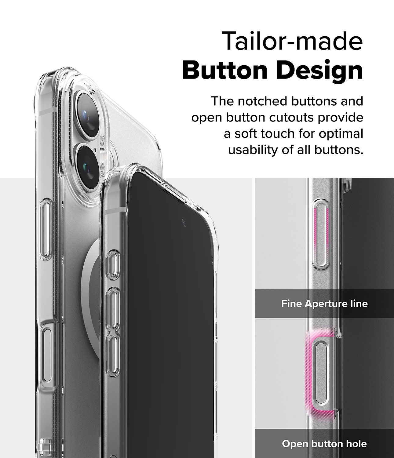 iPhone 16 Plus Fusion MagSafe Skal, Genomskinlig
