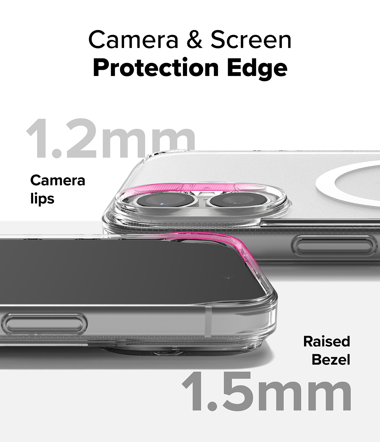 iPhone 16 Plus Fusion MagSafe Skal, Genomskinlig