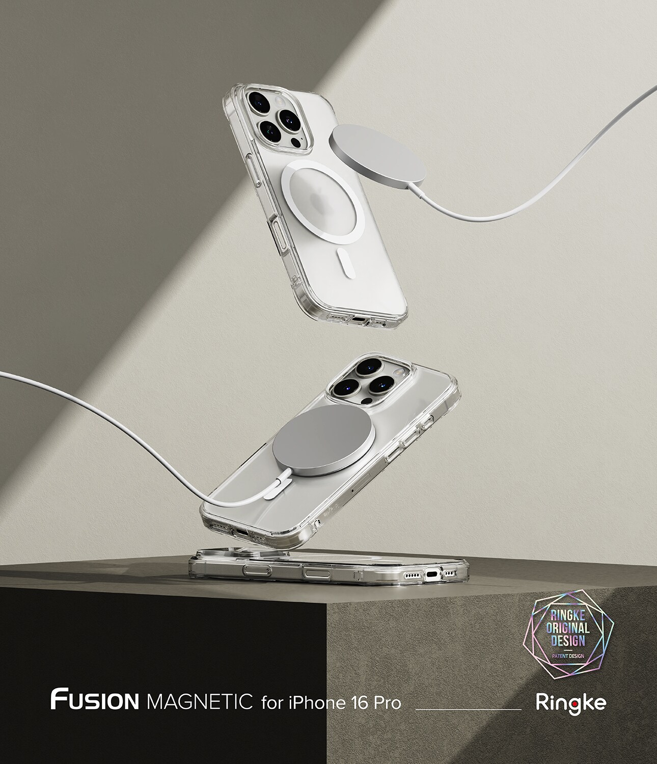 iPhone 16 Pro Fusion MagSafe Skal, Genomskinlig