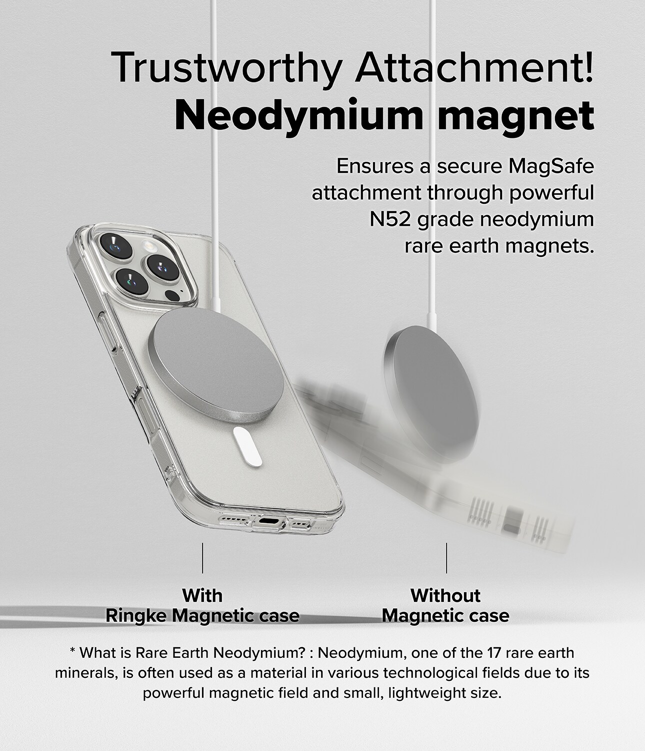 iPhone 16 Pro Fusion MagSafe Skal, Genomskinlig