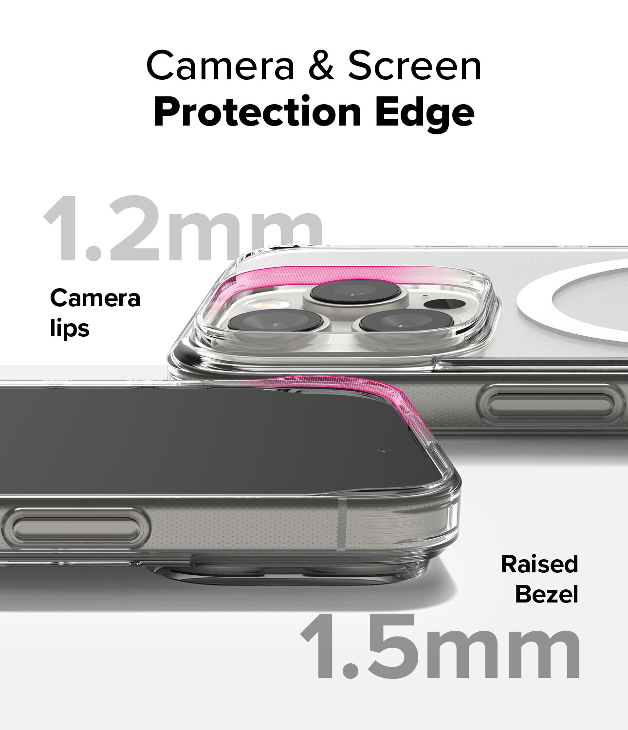 iPhone 16 Pro Fusion MagSafe Skal, Genomskinlig