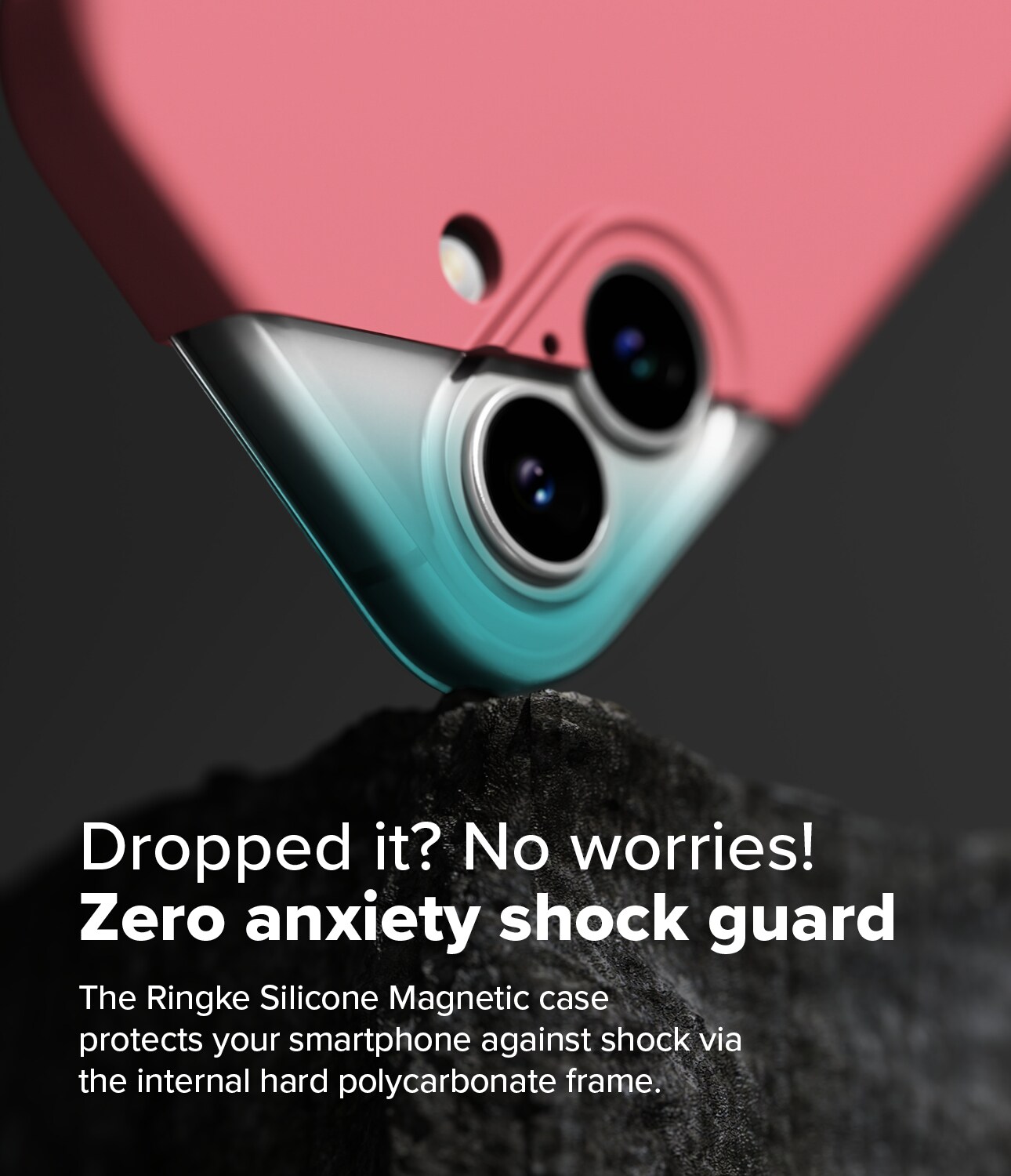iPhone 16 MagSafe silikonskal, Pink