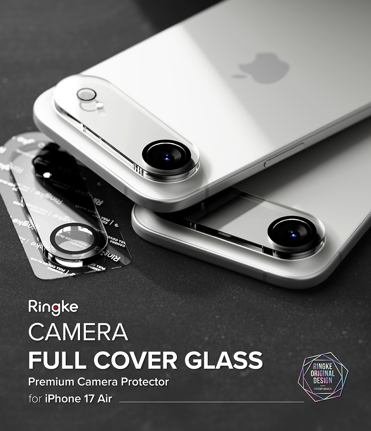 iPhone 17 Air Kameraskydd i glas (2-pack)
