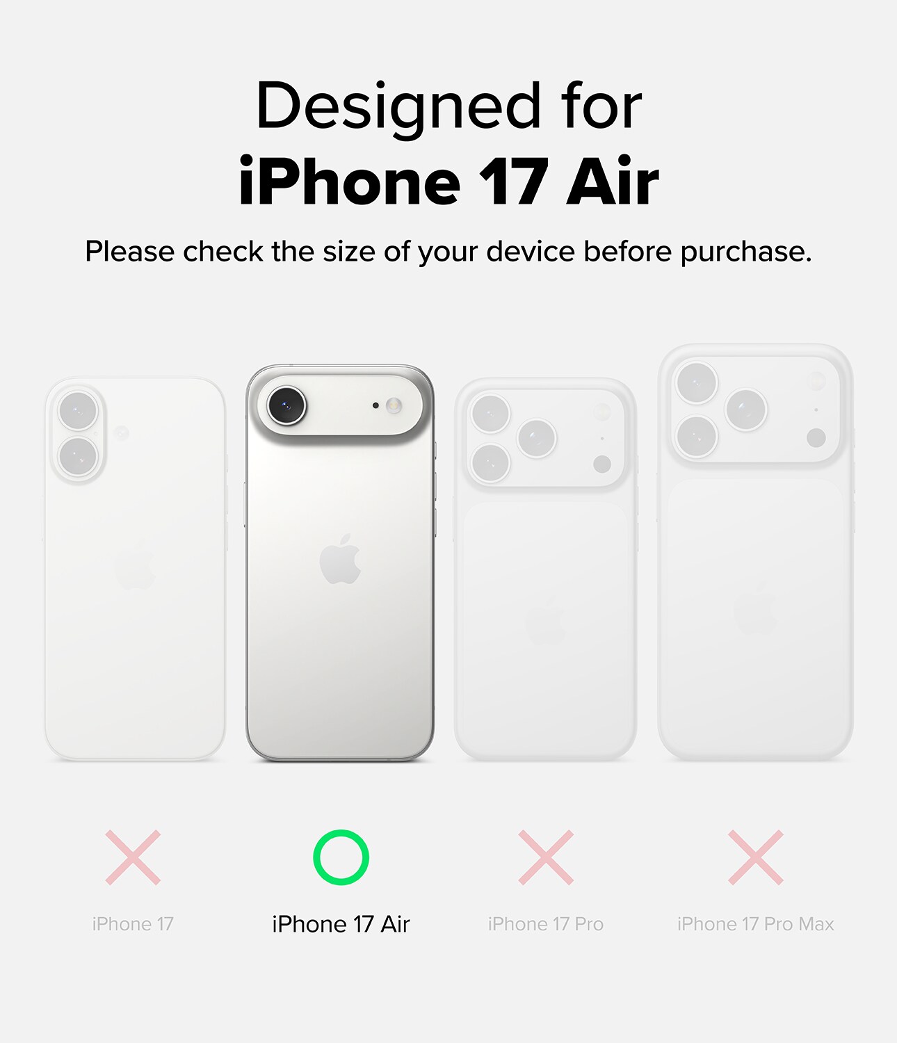 iPhone 17 Air Anti-spy Skärmskydd i glas med monteringsram (2-pack)