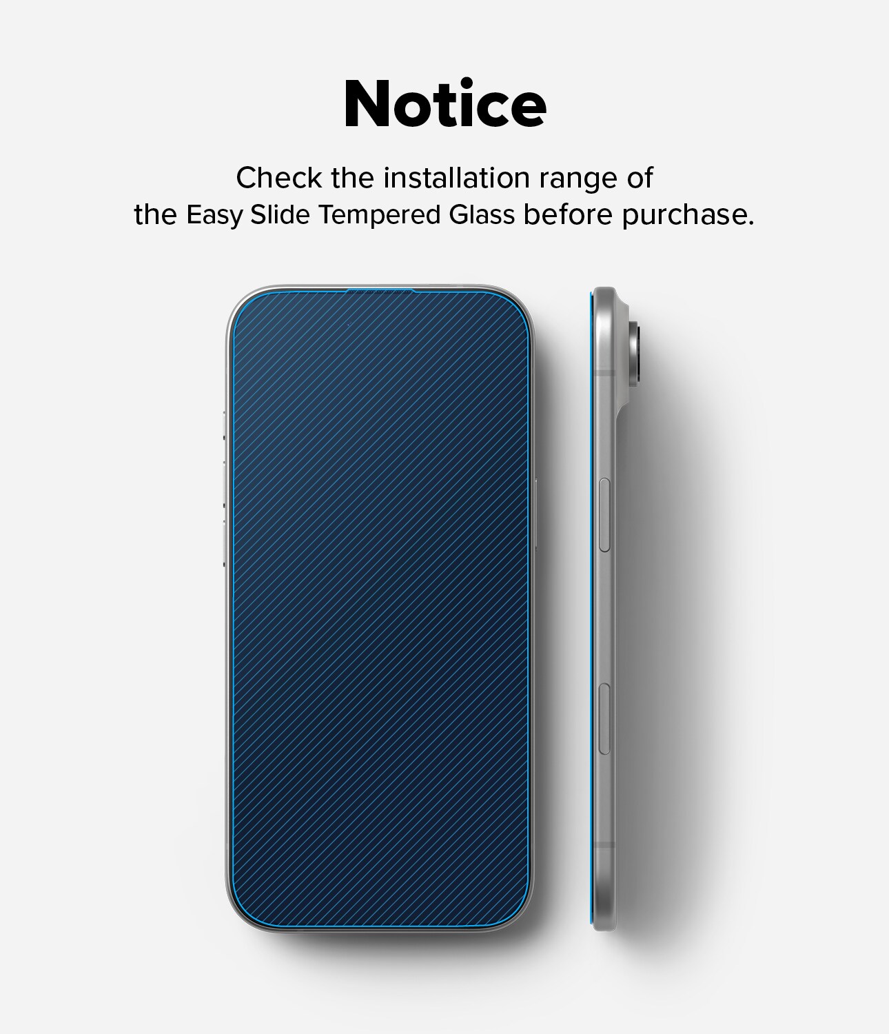 iPhone 17 Air Skärmskydd i glas med monteringsram (2-pack)
