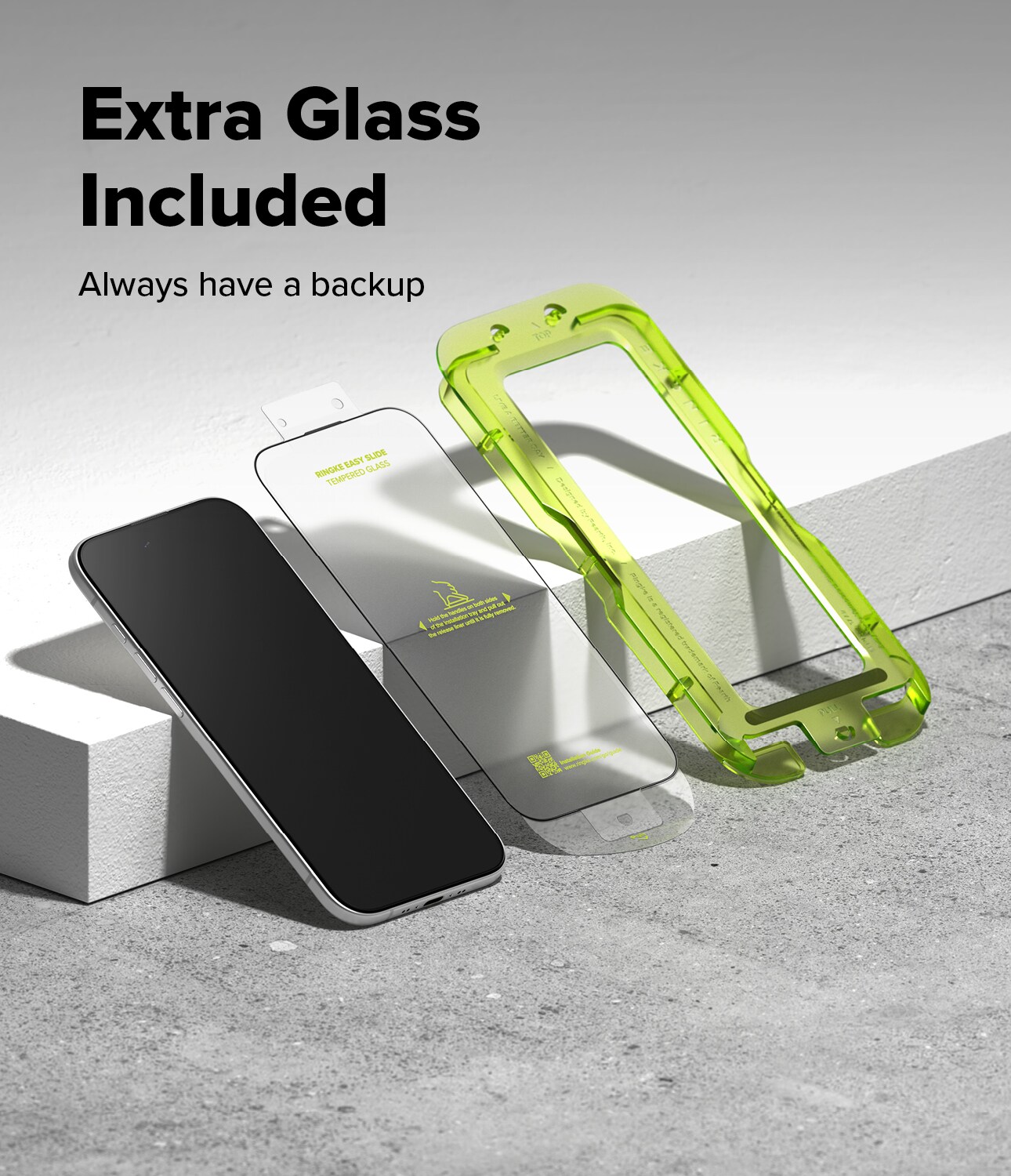 iPhone 17 Air Skärmskydd i glas med monteringsram (2-pack)