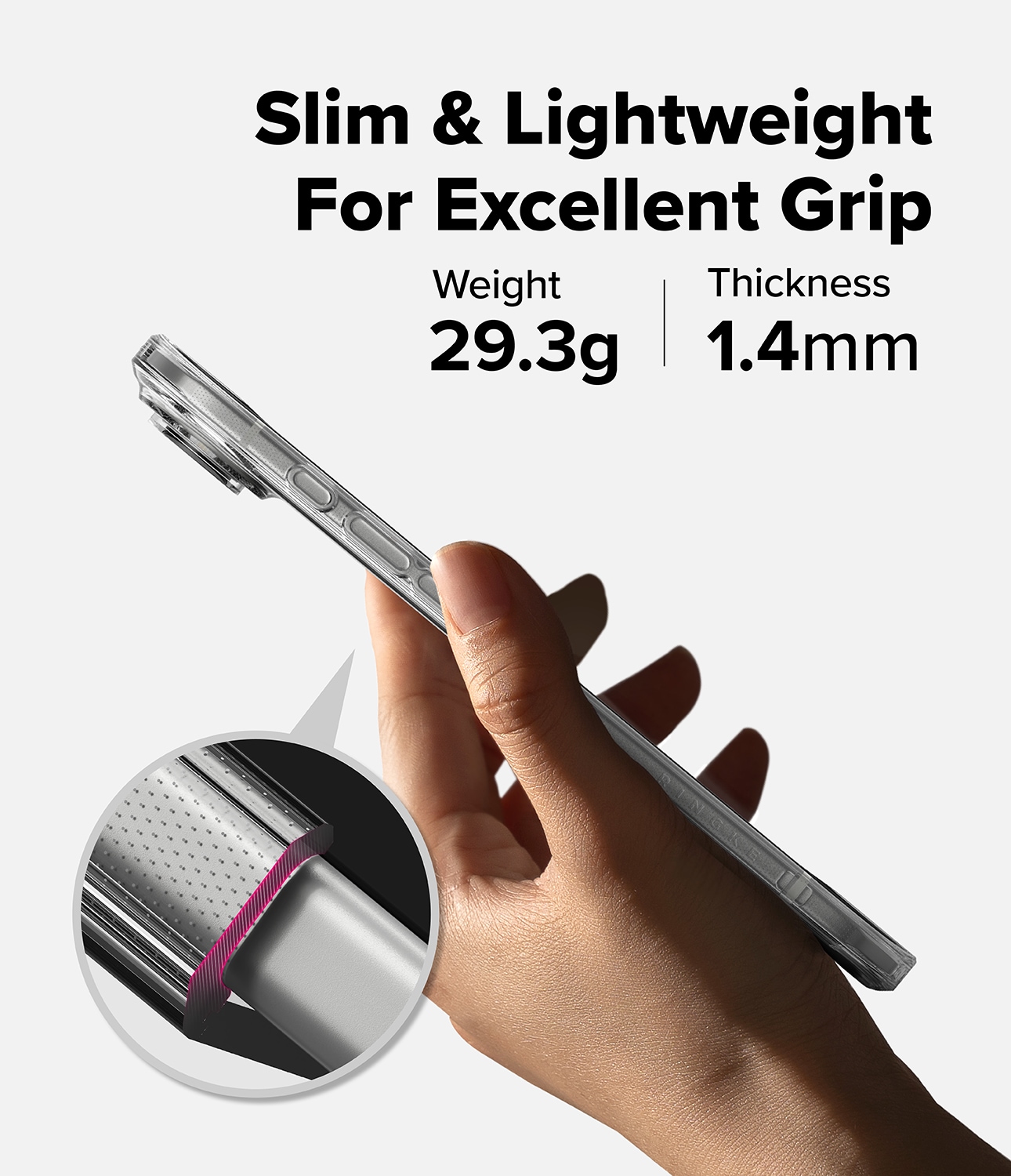 iPhone 17 Air Fusion skal, Clear