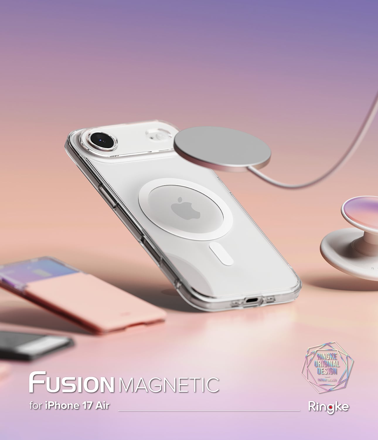 iPhone 17 Air Fusion MagSafe Skal, Genomskinlig