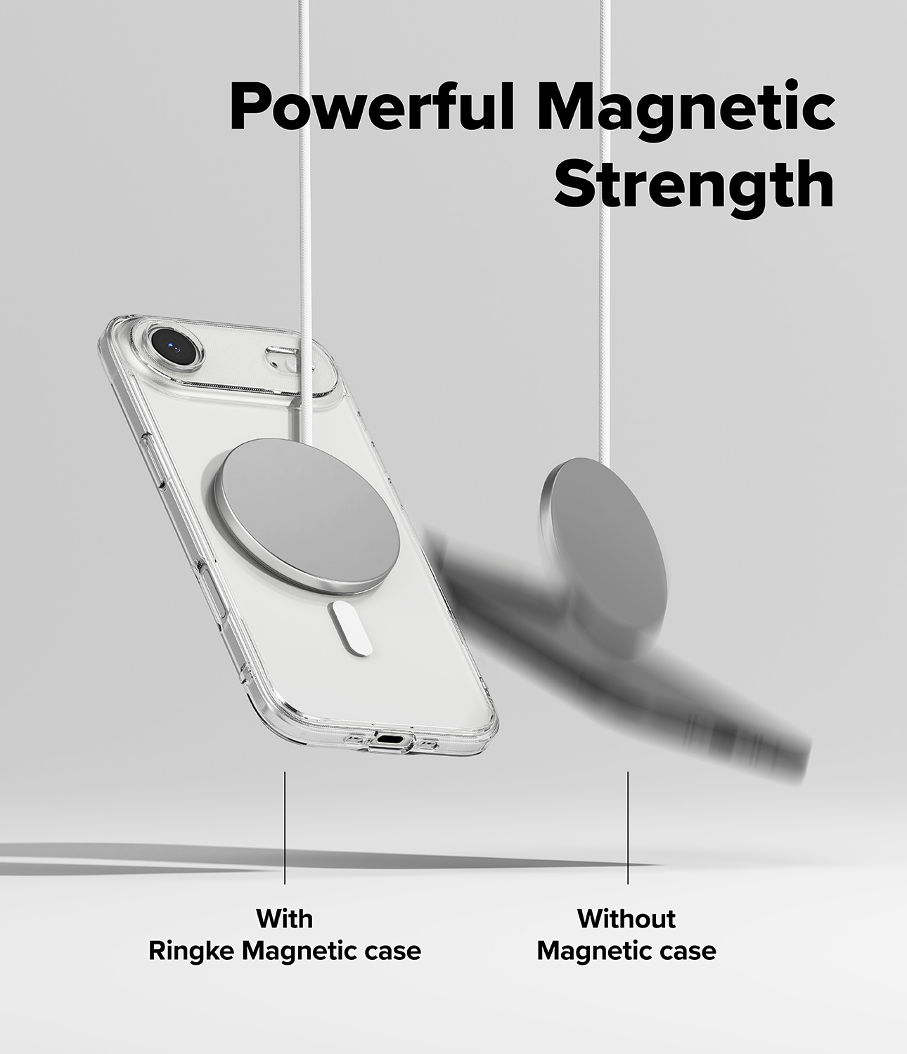iPhone 17 Air Fusion MagSafe Skal, Genomskinlig
