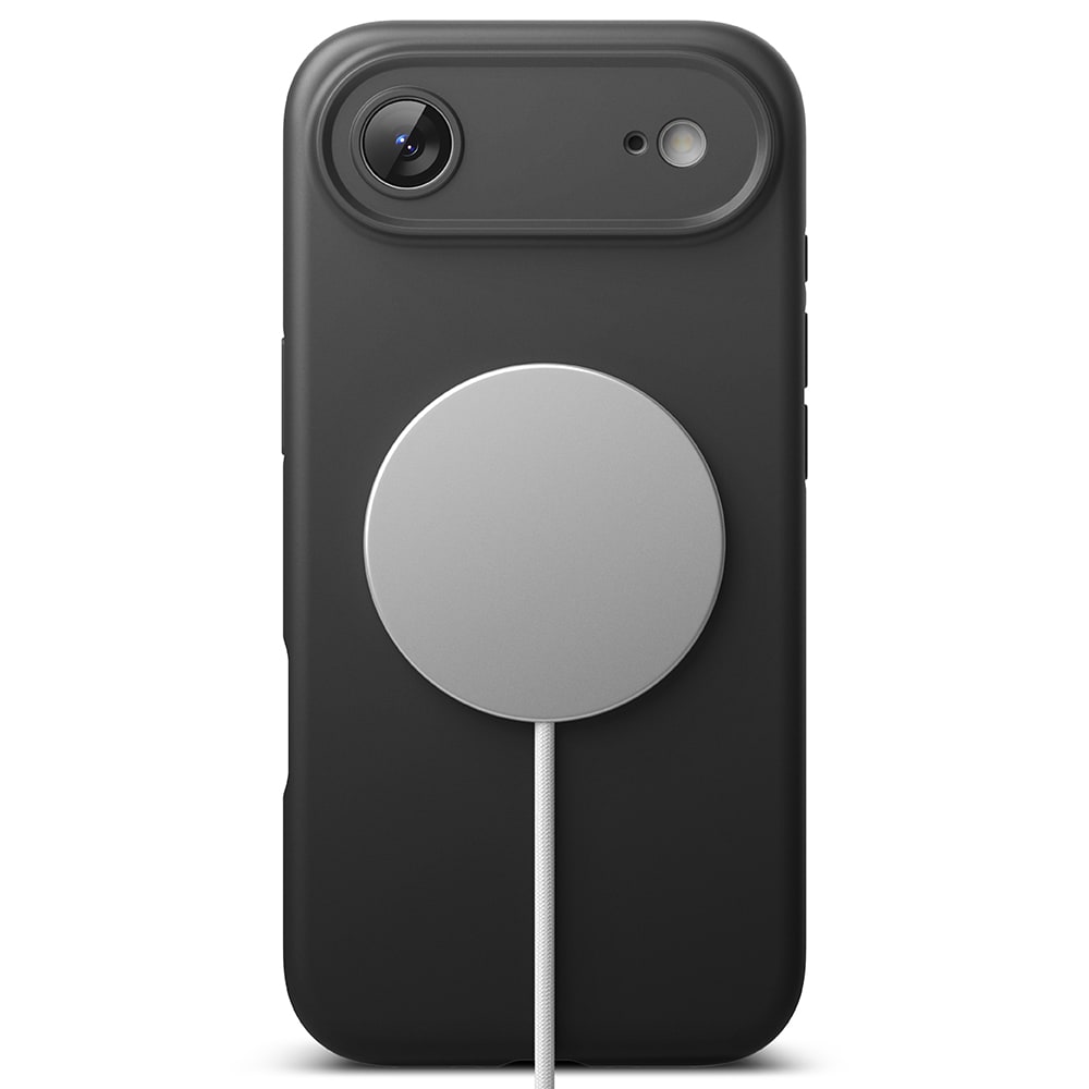 iPhone 17 Air MagSafe silikonskal, Black