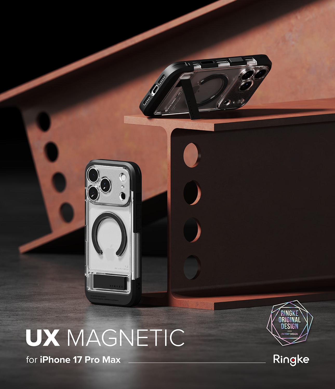 iPhone 17 Pro Max UX Magnetic Skal, Clear