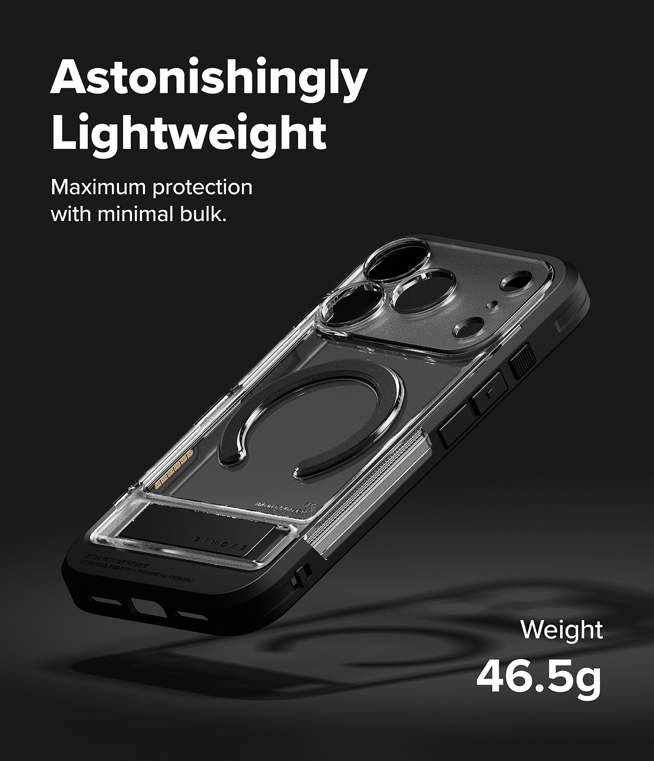 iPhone 17 Pro Max UX Magnetic Skal, Clear