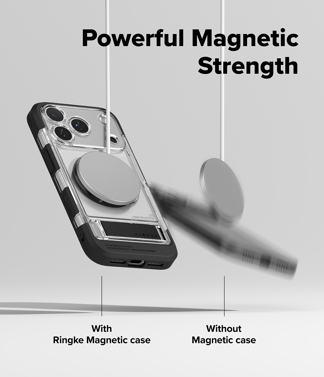 iPhone 17 Pro Max UX Magnetic Skal, Clear