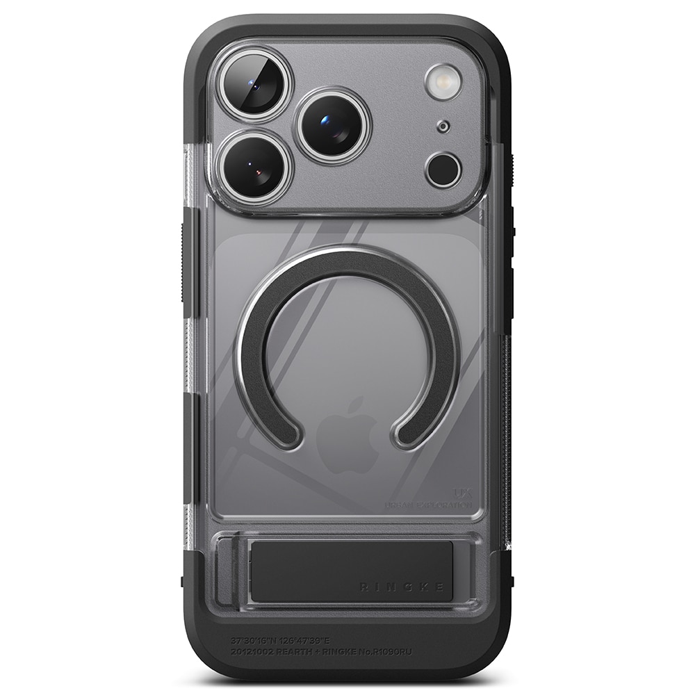 iPhone 17 Pro Max UX Magnetic Skal, Smoke Black