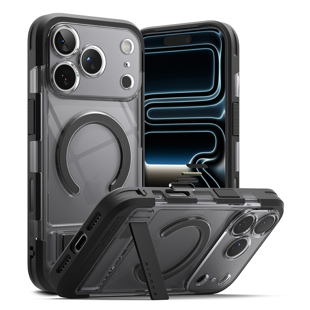 iPhone 17 Pro Max UX Magnetic Skal, Smoke Black