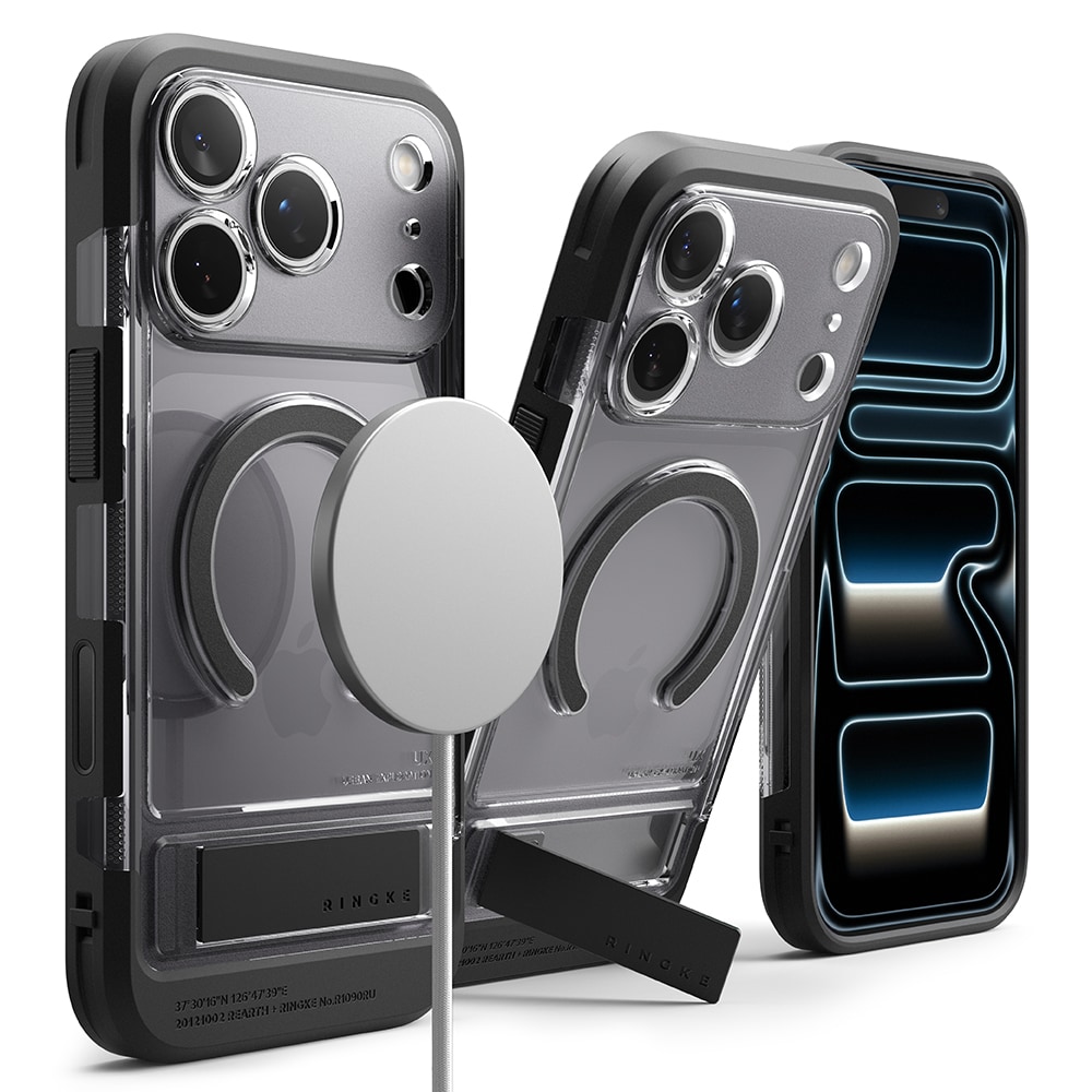 iPhone 17 Pro Max UX Magnetic Skal, Smoke Black