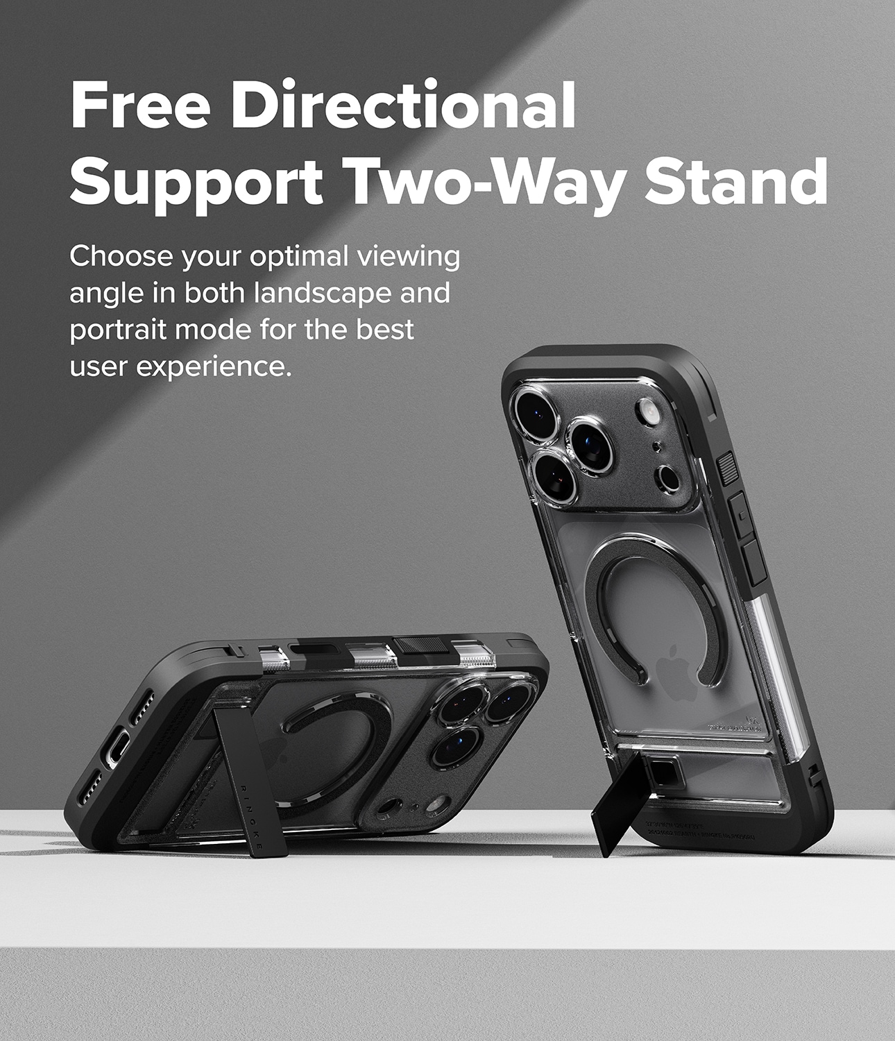 iPhone 17 Pro Max UX Magnetic Skal, Smoke Black