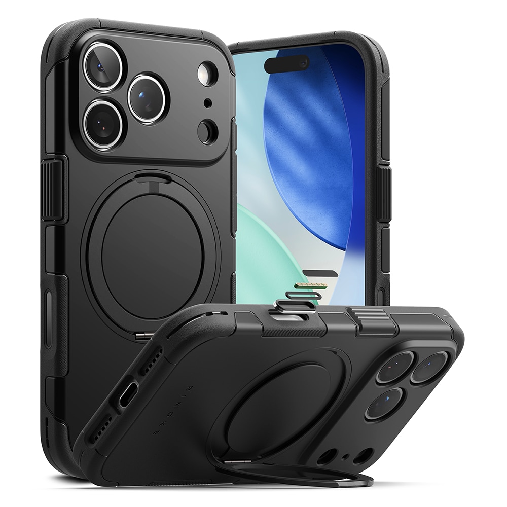 iPhone 17 Pro Max Alles Magnetiskt Skal, Svart