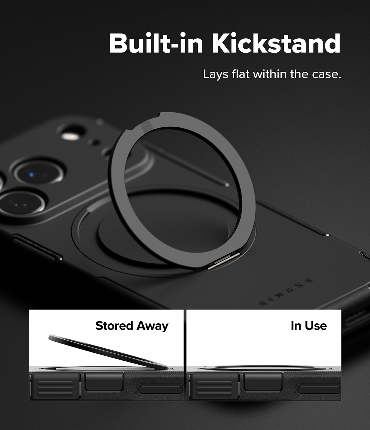 iPhone 17 Pro Max Alles Magnetiskt Skal, Svart