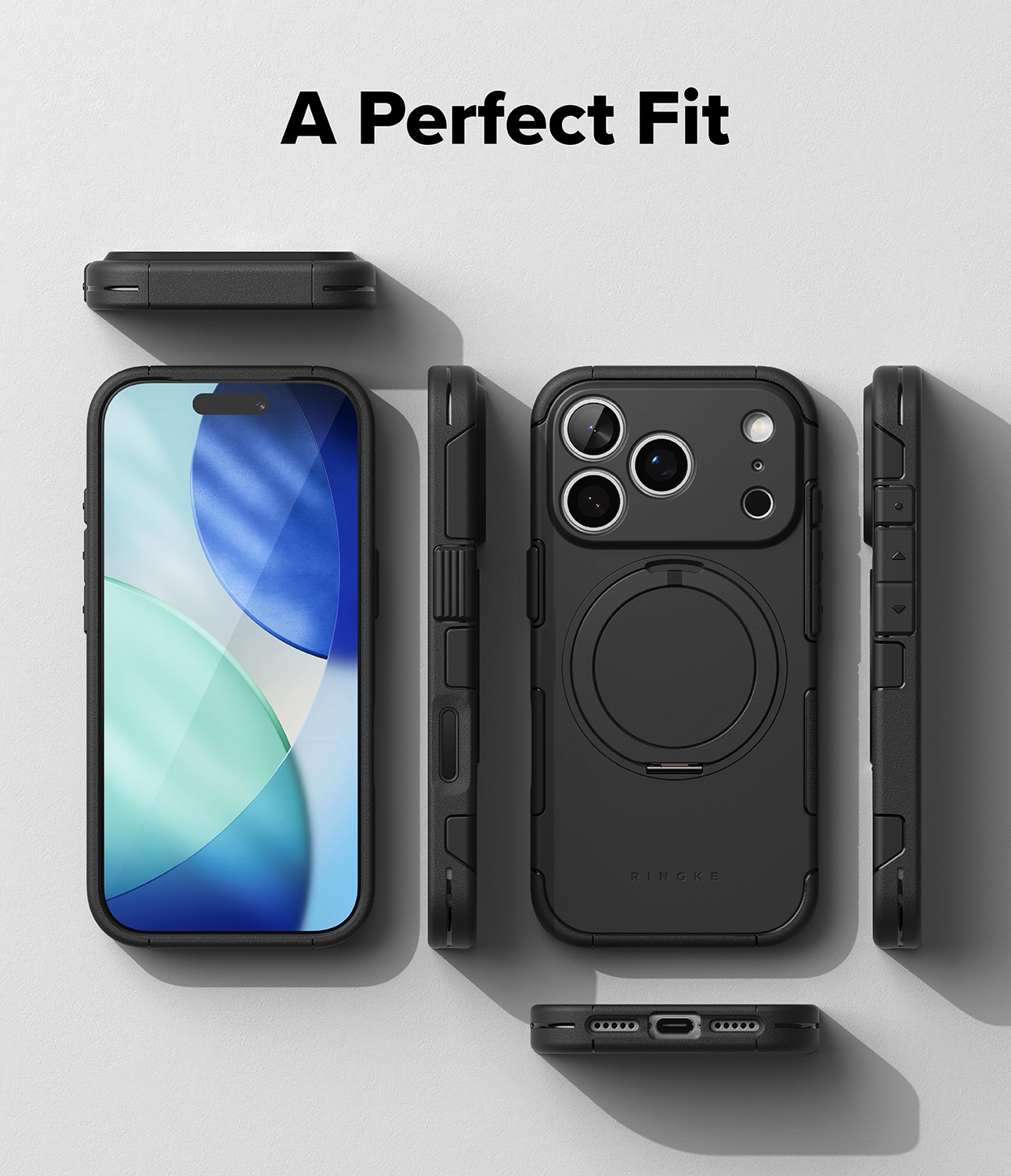 iPhone 17 Pro Max Alles Magnetiskt Skal, Svart