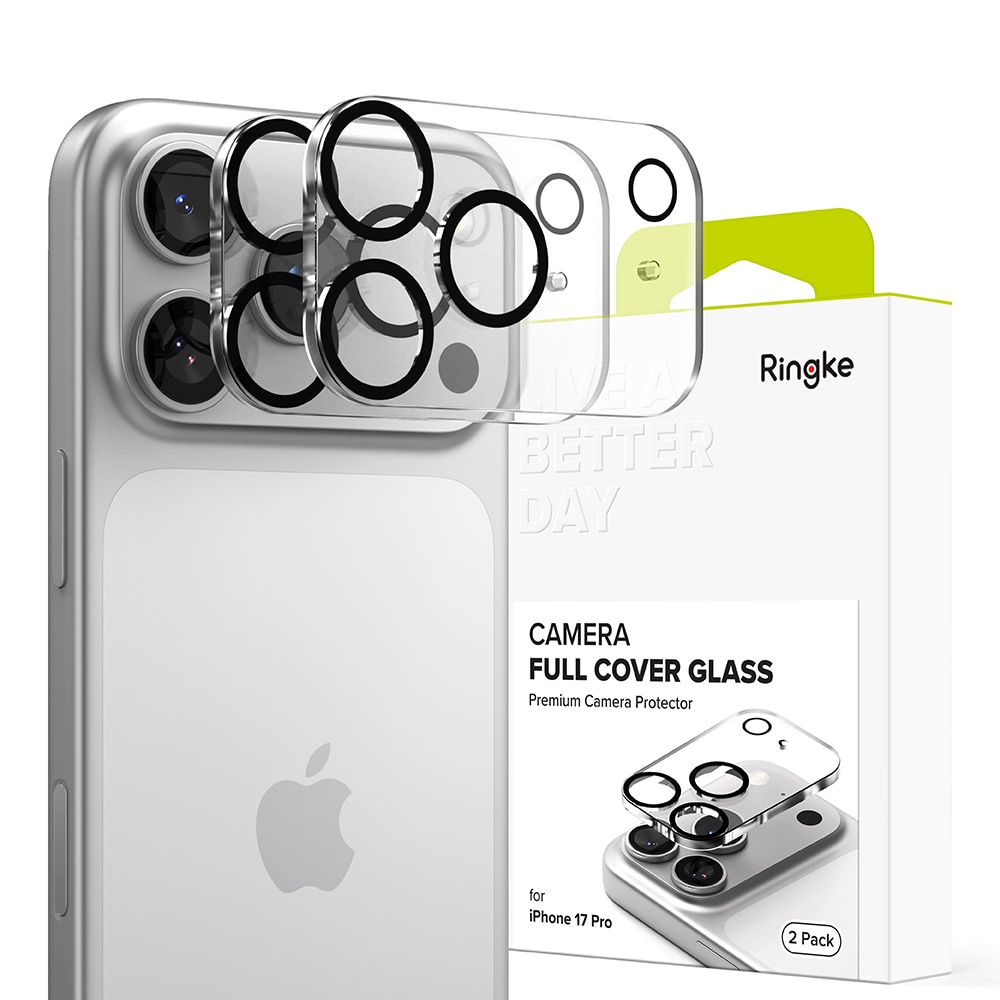 iPhone 17 Pro Kameraskydd i glas (2-pack)