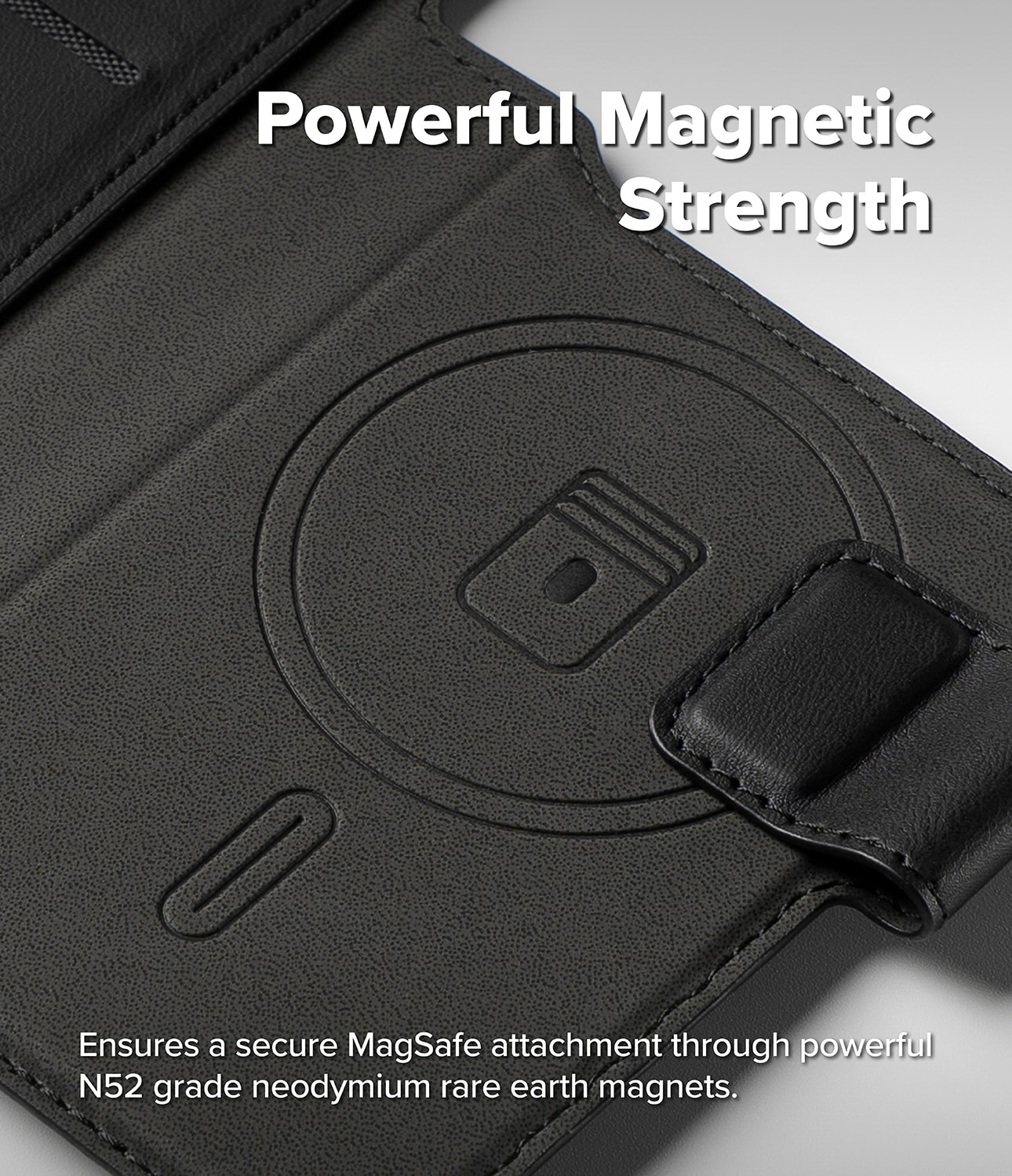 iPhone 17 Pro Folio Grip Wallet Magnetic, svart