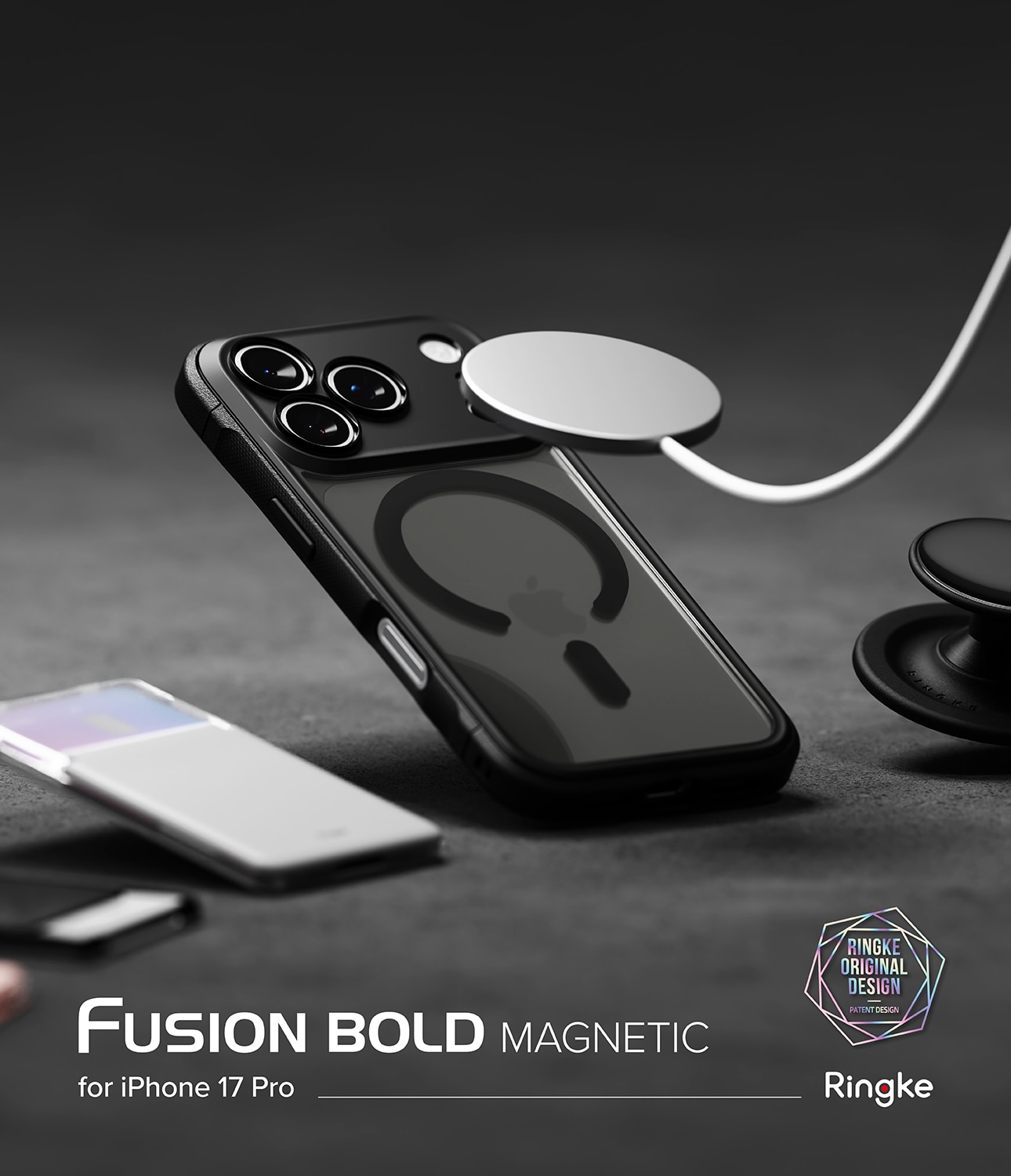 iPhone 17 Pro Max Fusion Bold MagSafe Skal, Matte Black