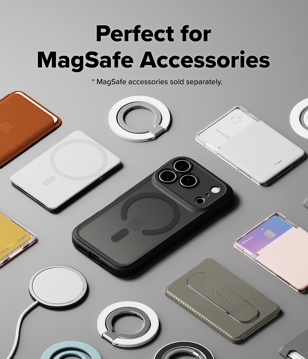iPhone 17 Pro Max Fusion Bold MagSafe Skal, Matte Black