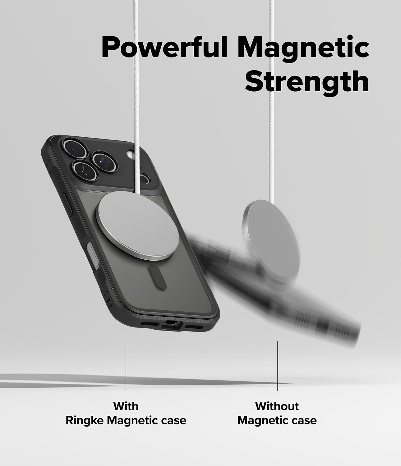 iPhone 17 Pro Max Fusion Bold MagSafe Skal, Matte Black