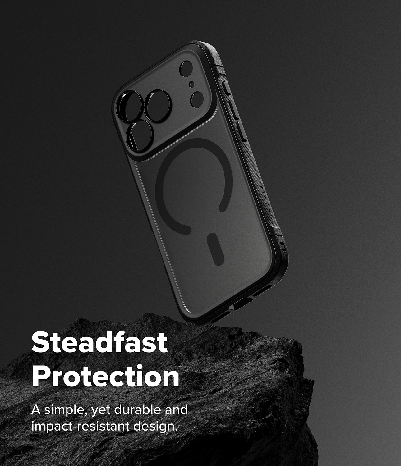 iPhone 17 Pro Max Fusion Bold MagSafe Skal, Matte Black
