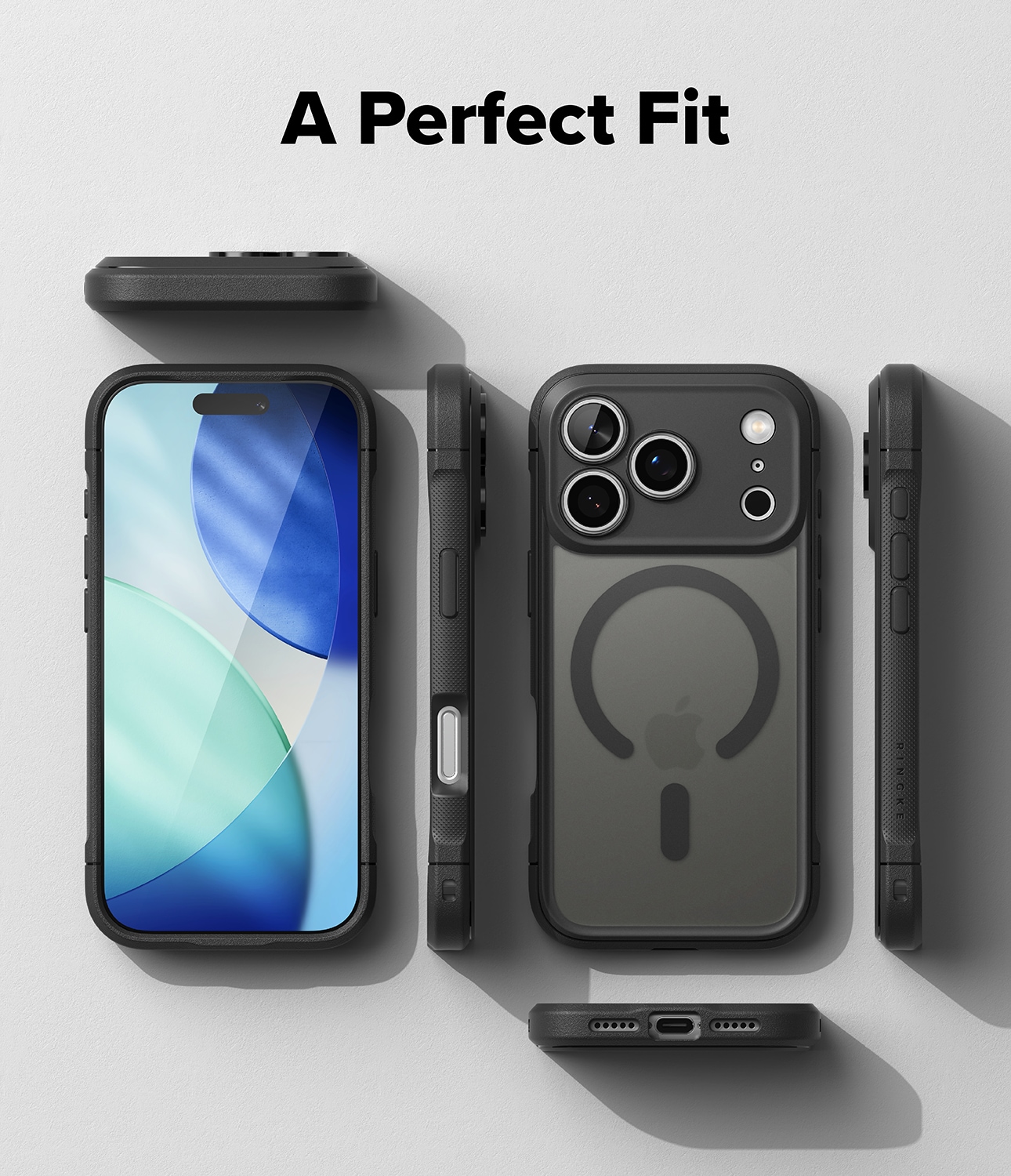 iPhone 17 Pro Max Fusion Bold MagSafe Skal, Matte Black