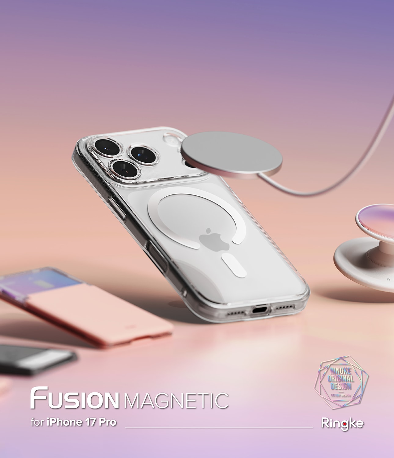 iPhone 17 Pro Fusion MagSafe Skal, Genomskinlig