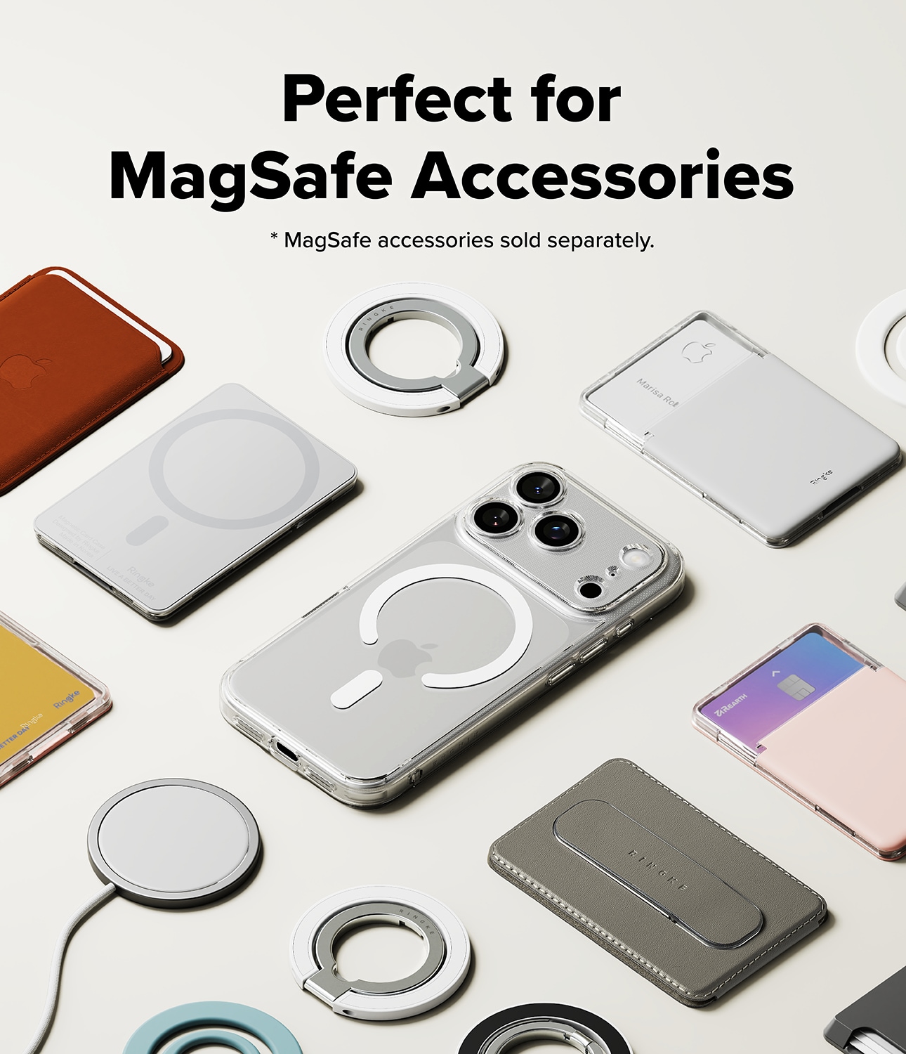 iPhone 17 Pro Fusion MagSafe Skal, Genomskinlig