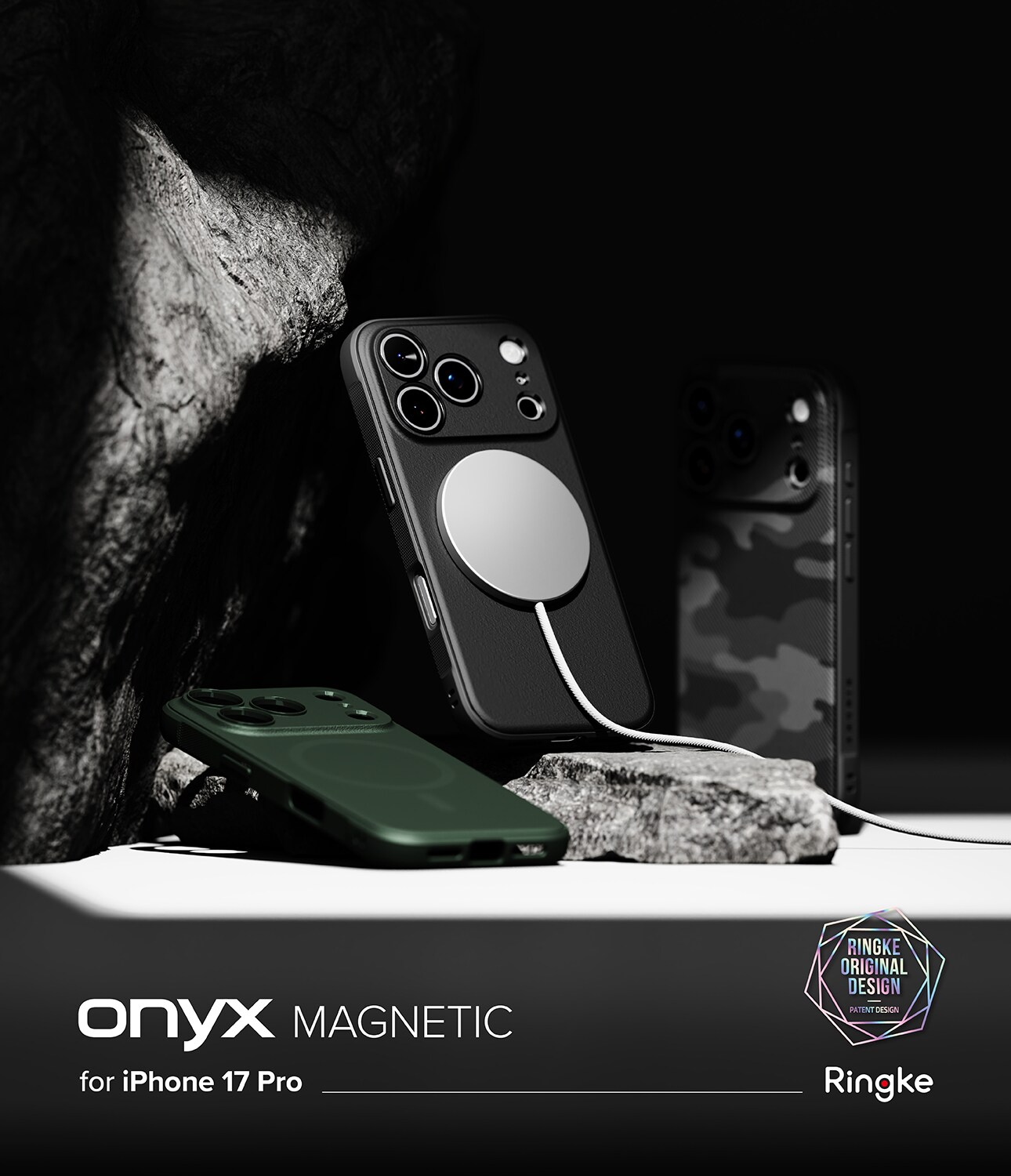 iPhone 17 Pro Onyx MagSafe Skal, Dark Green