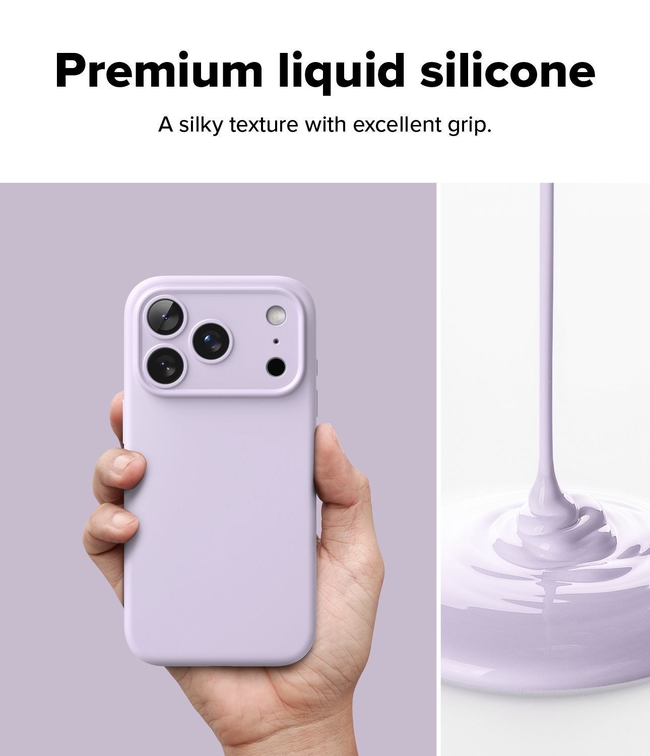 iPhone 17 Pro MagSafe silikonskal, Light Purple
