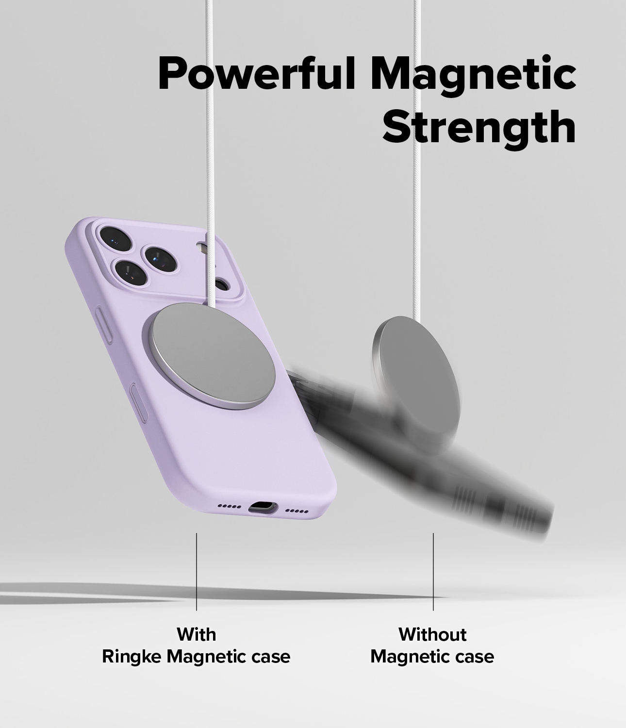 iPhone 17 Pro MagSafe silikonskal, Light Purple
