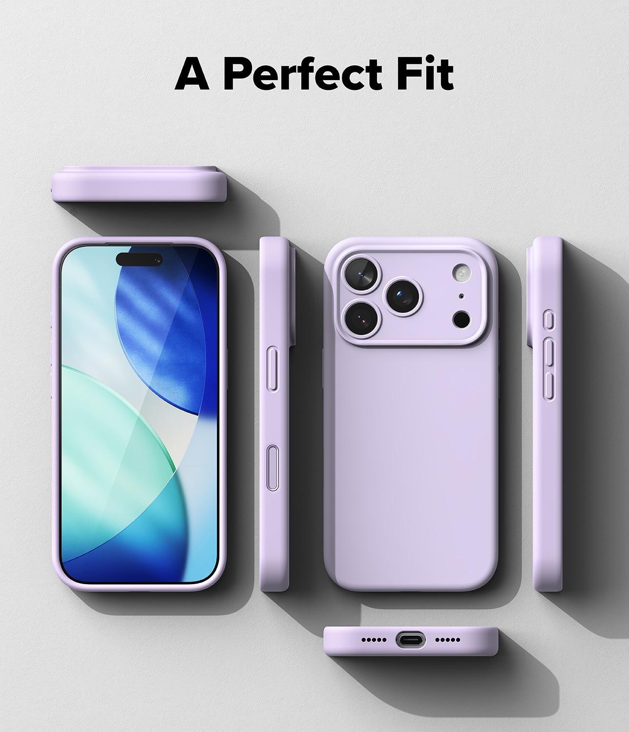 iPhone 17 Pro MagSafe silikonskal, Light Purple