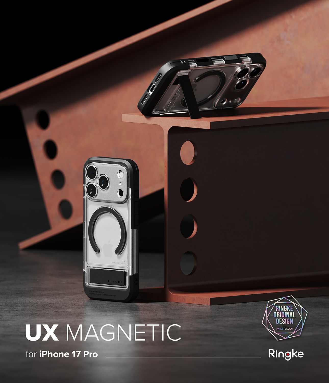 iPhone 17 Pro UX Magnetic Skal, Clear