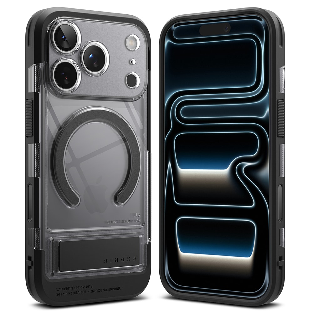 iPhone 17 Pro UX Magnetic Skal, Smoke Black