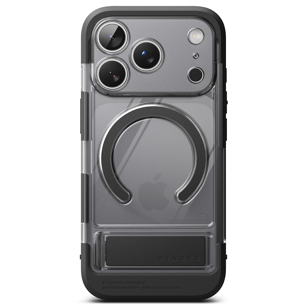 iPhone 17 Pro UX Magnetic Skal, Smoke Black