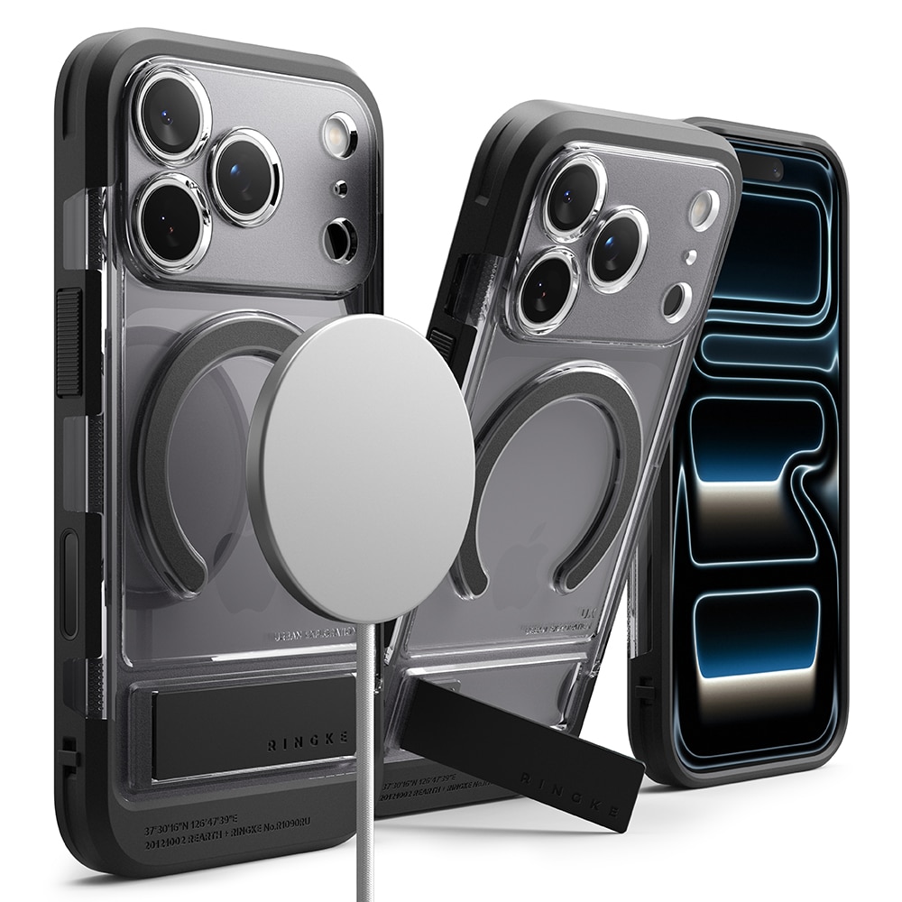 iPhone 17 Pro UX Magnetic Skal, Smoke Black