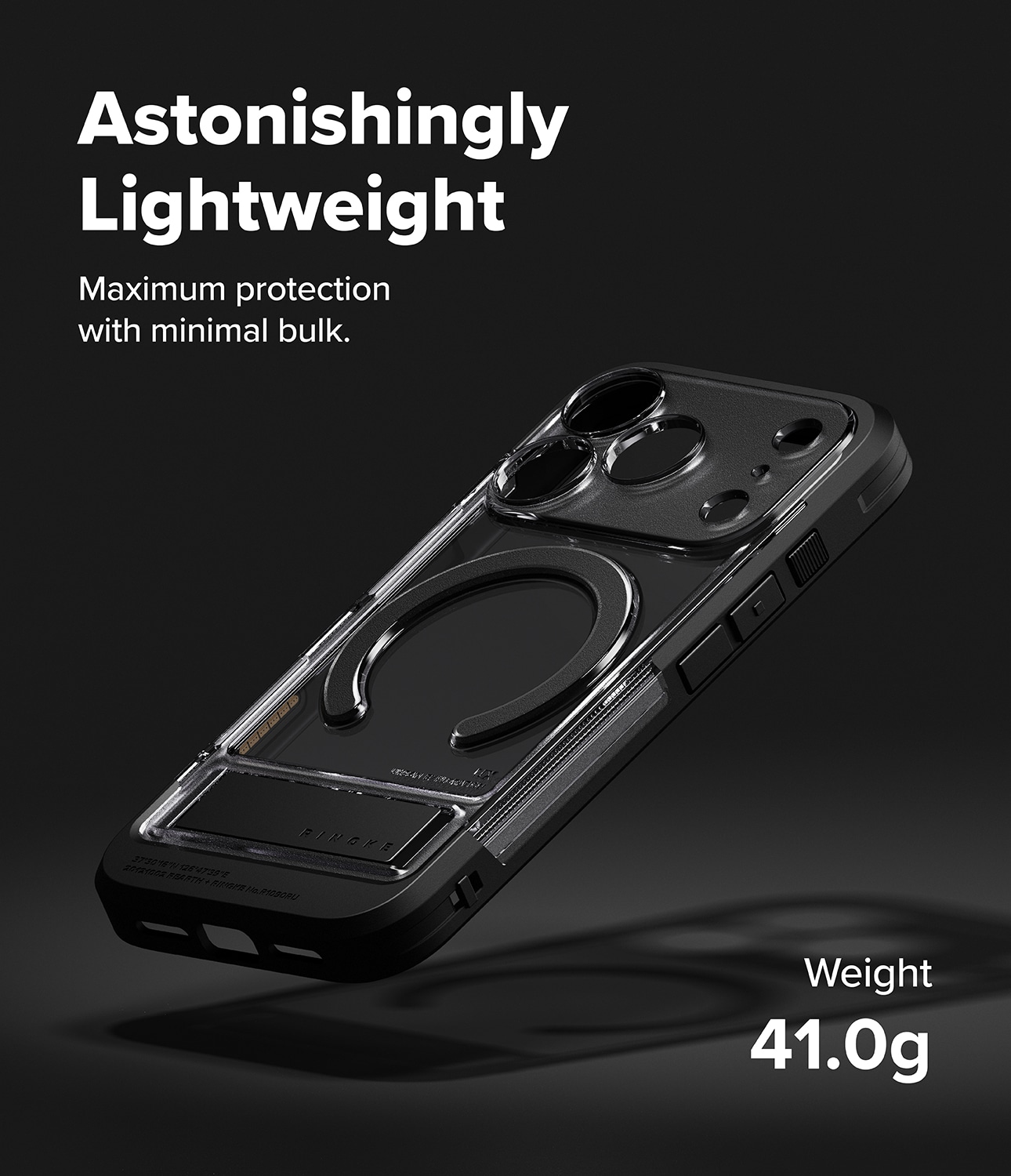 iPhone 17 Pro UX Magnetic Skal, Smoke Black