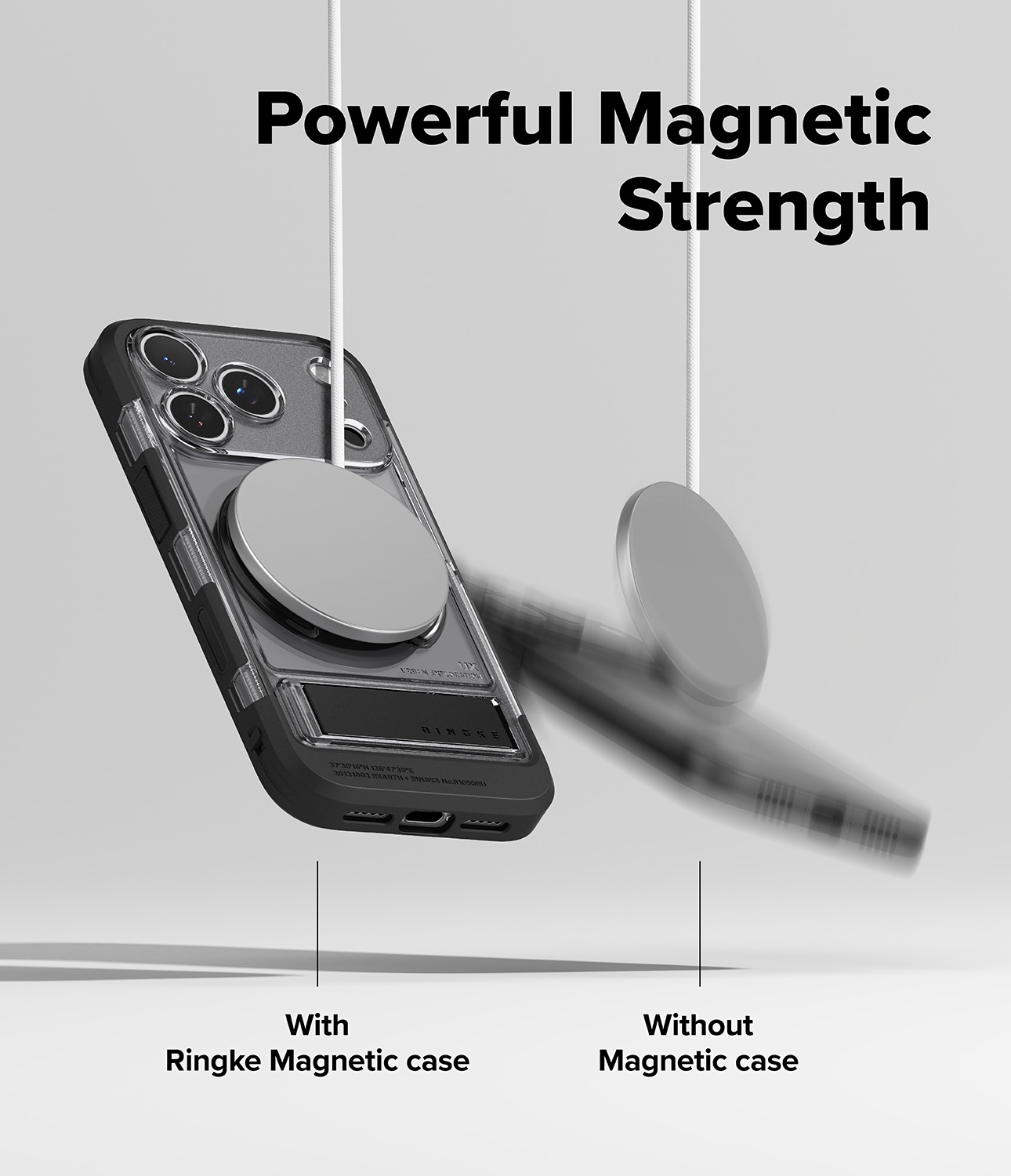 iPhone 17 Pro UX Magnetic Skal, Smoke Black