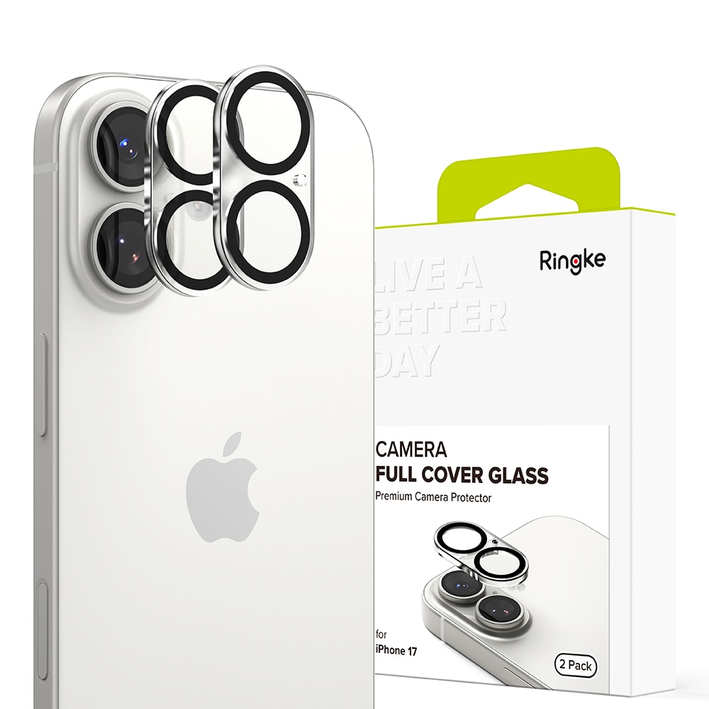 iPhone 17 Kameraskydd i glas (2-pack)