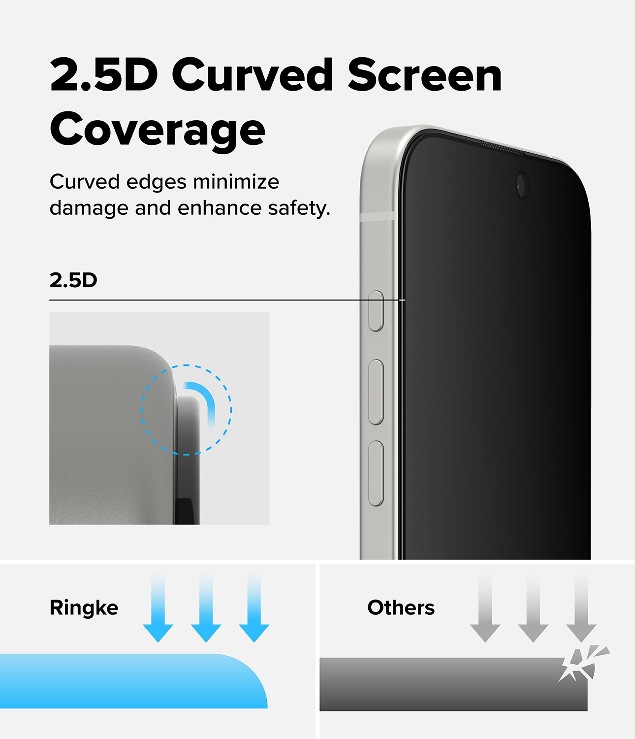 iPhone 17 Anti-spy Skärmskydd i glas med monteringsram (2-pack)