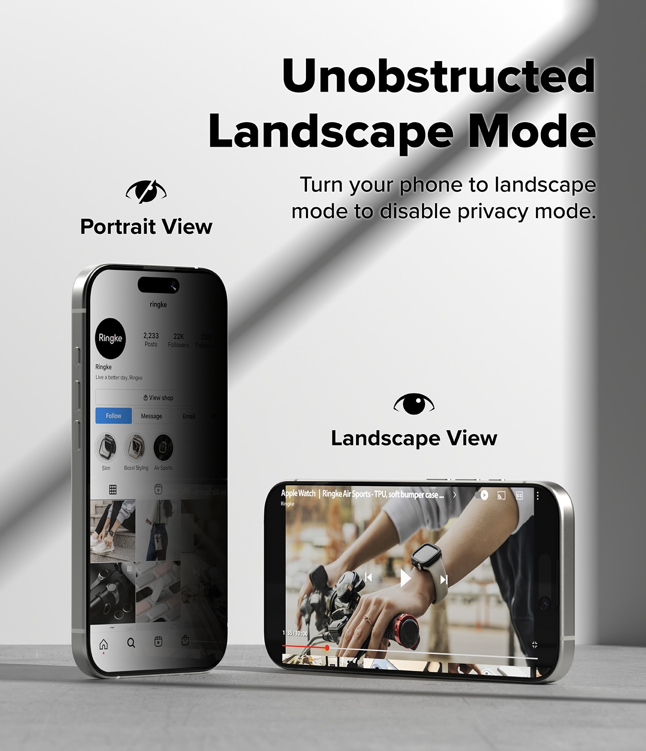 iPhone 17 Anti-spy Skärmskydd i glas med monteringsram (2-pack)