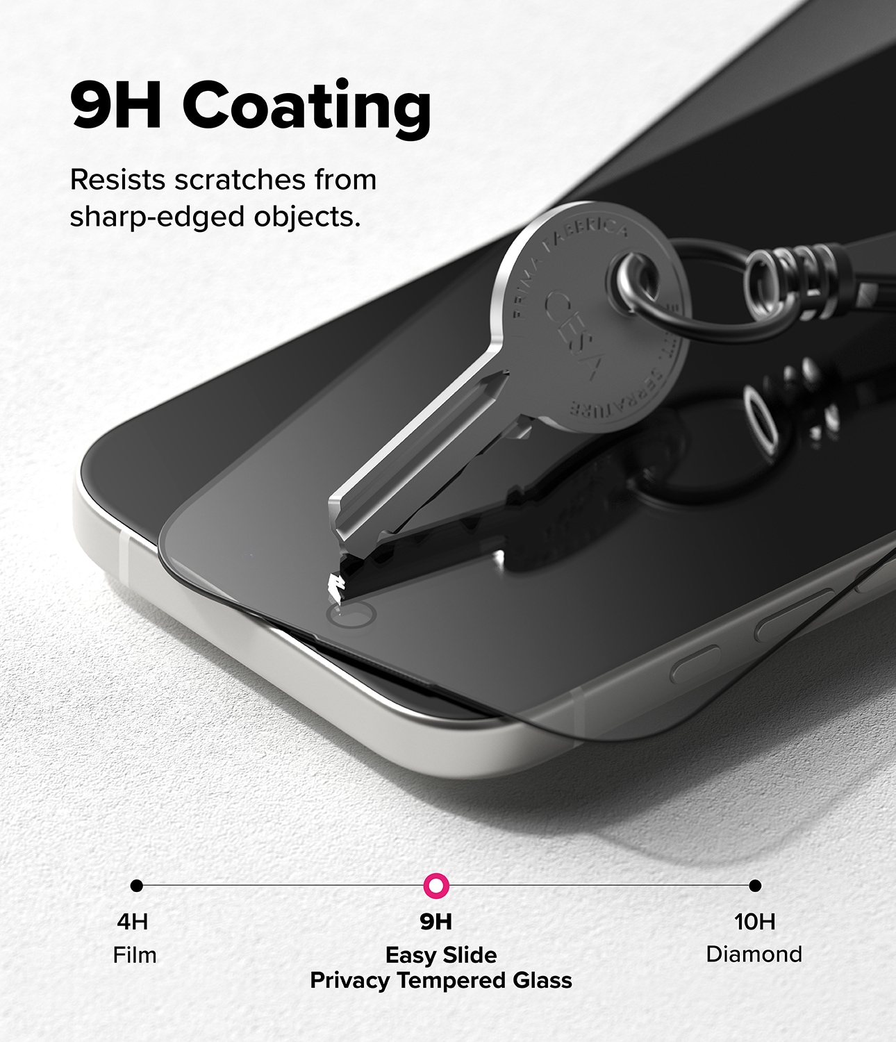 iPhone 17 Anti-spy Skärmskydd i glas med monteringsram (2-pack)