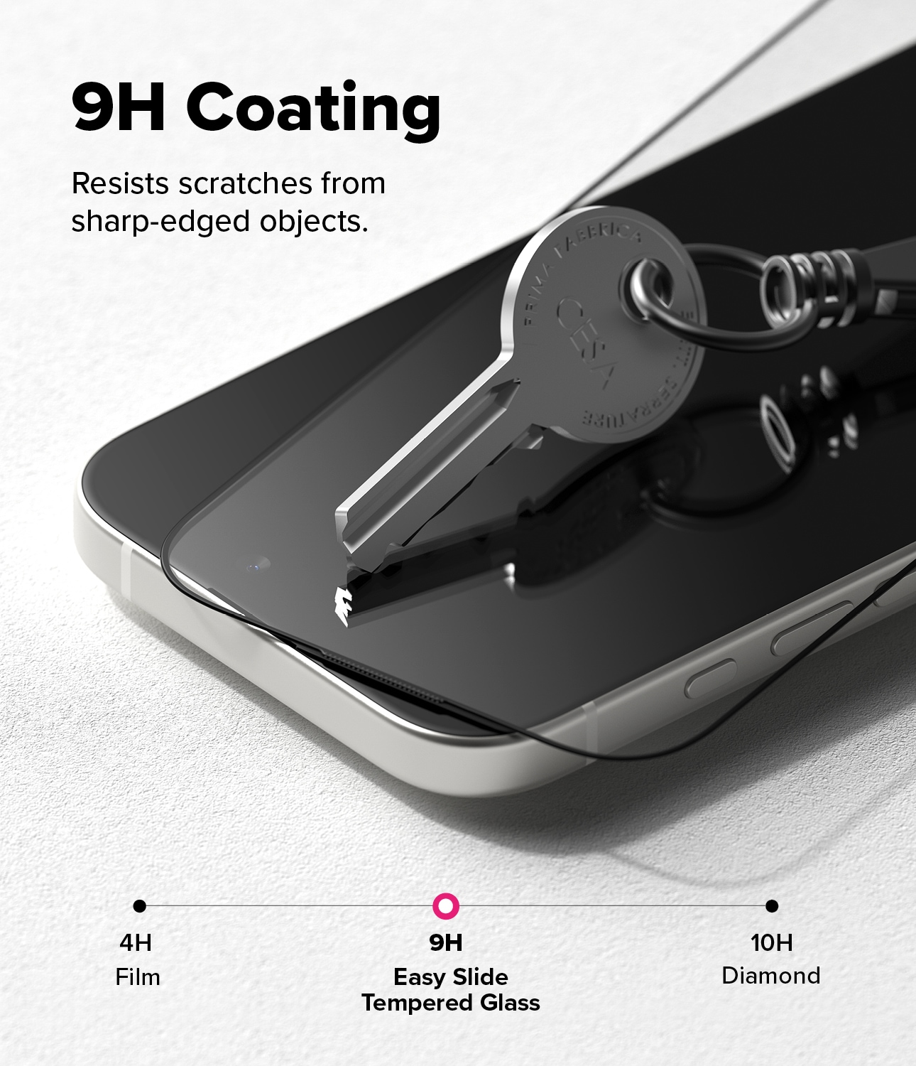 iPhone 17 Skärmskydd i glas med monteringsram (2-pack)