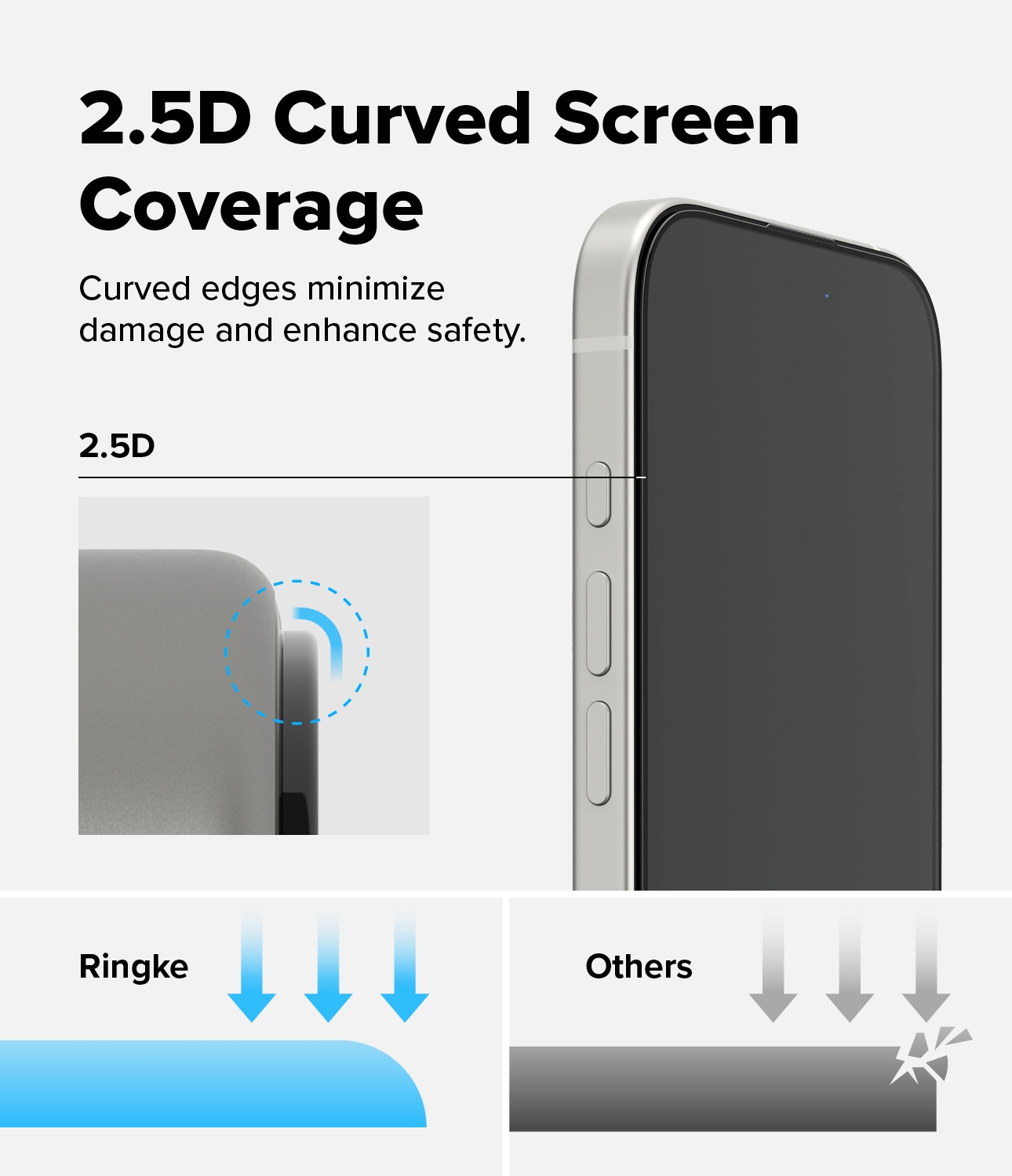 iPhone 17 Skärmskydd i glas med monteringsram (2-pack)